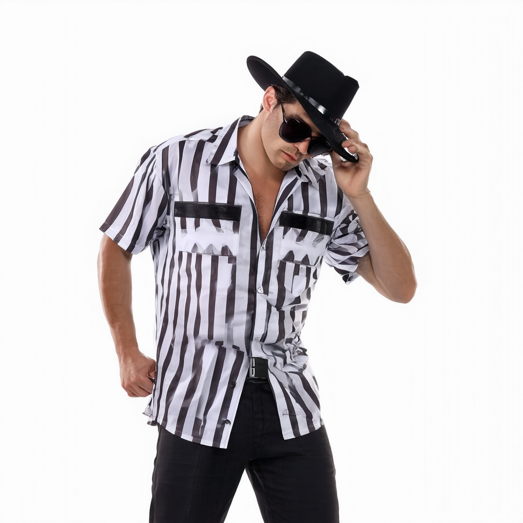 Rubie's Costume Heroes And Hombres Adult Gangster Shirt And Hat