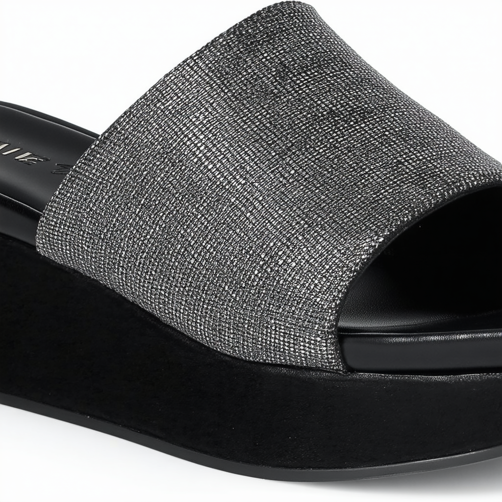 NINE WEST Women's Calamity Wedge Slide