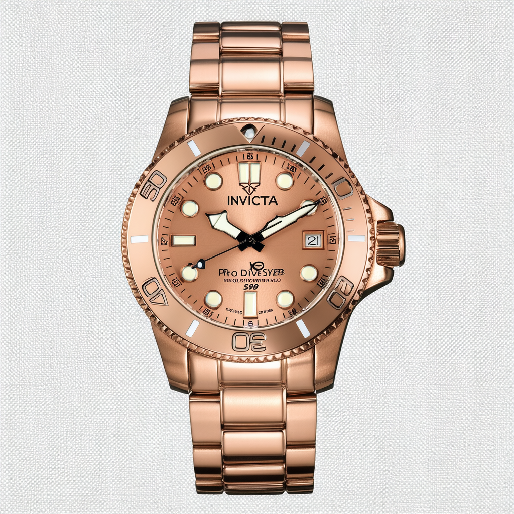 Invicta Men's 14049SYB "Pro Diver" Rose Gold-Tone Stainless Steel Watch