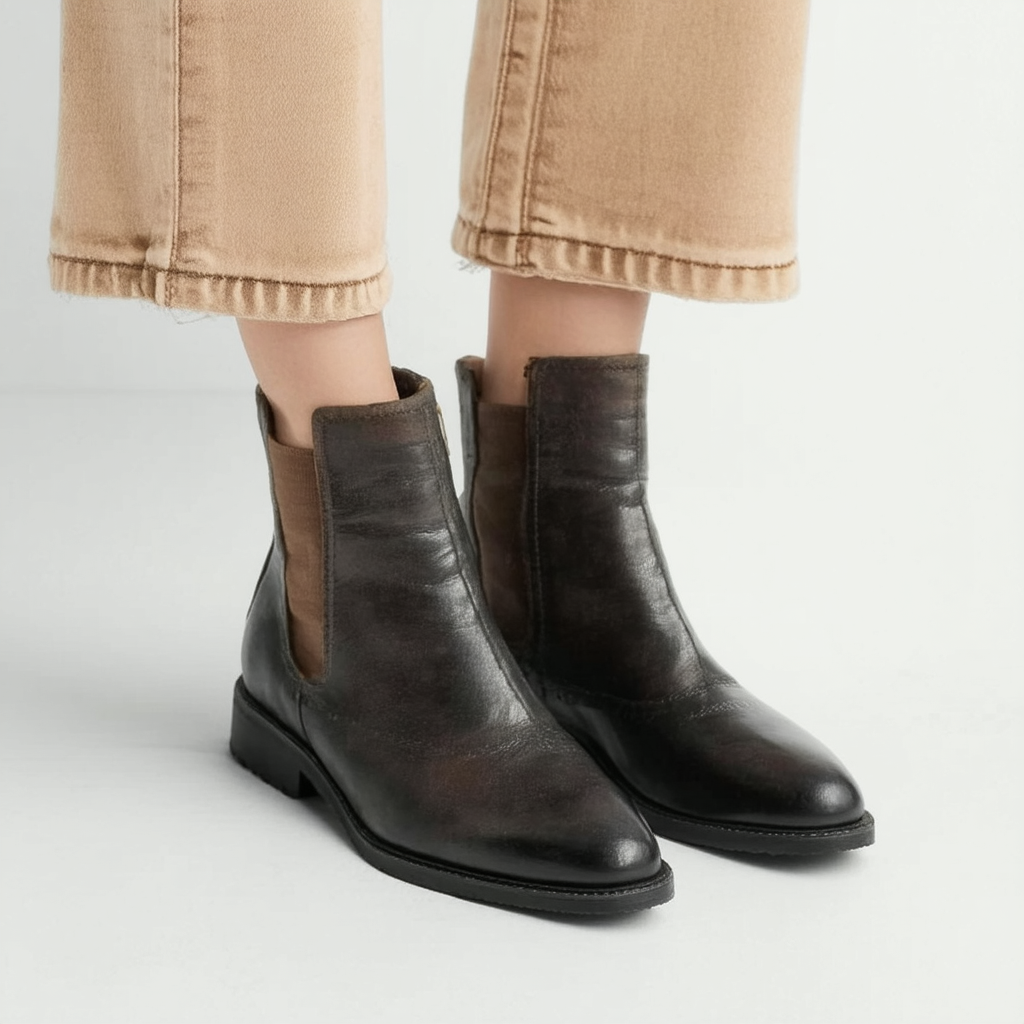 NINE WEST Vintage America Women's Abject Flat Ankle Boot