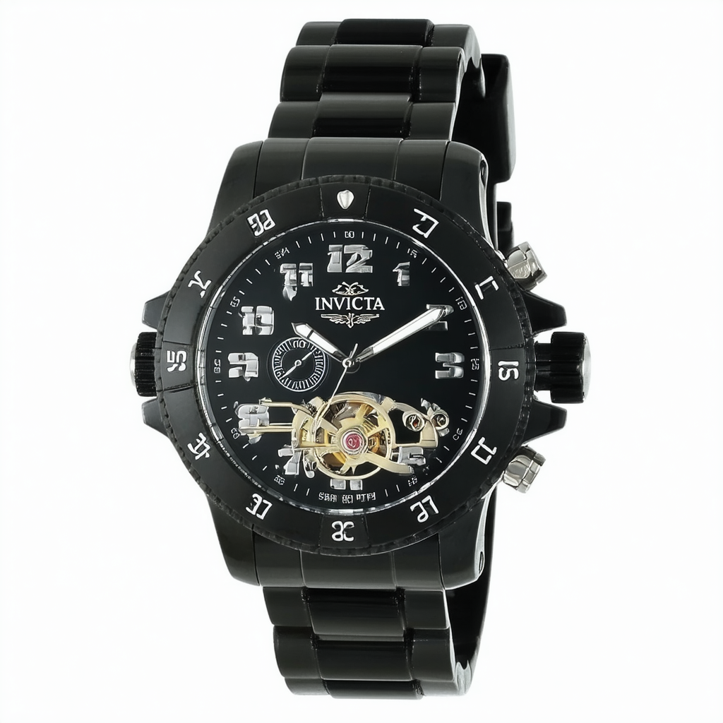 Invicta Men's 17248SYB Corduba Analog Display Mechanical Hand Wind Black Watch