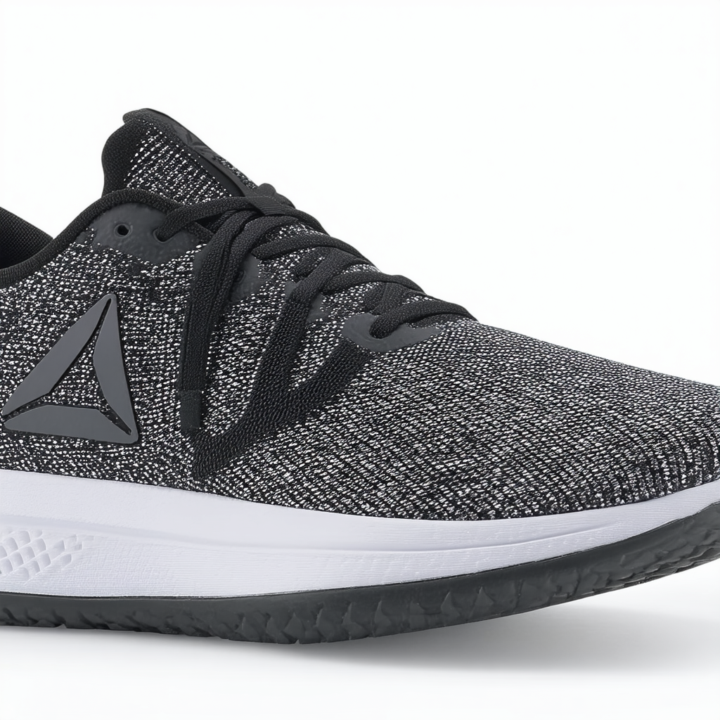 Reebok Women's Print Her 3.0 Running Shoe, Knot-Black/Coal/White, 9 M US