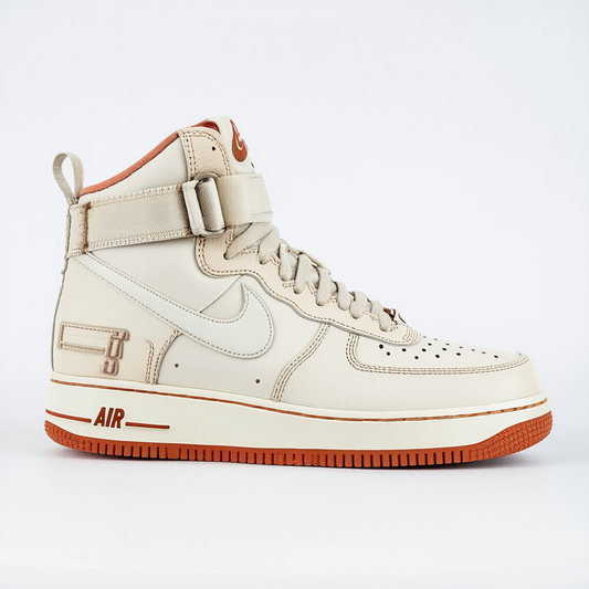 Nike Mens SF AF1 MID Hight Top Lace Up, Ivory/Ivory-Mars Stone, Size 9.5