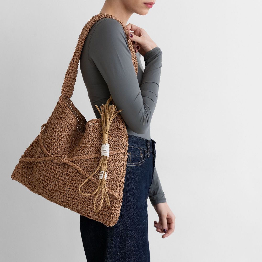 brown purse