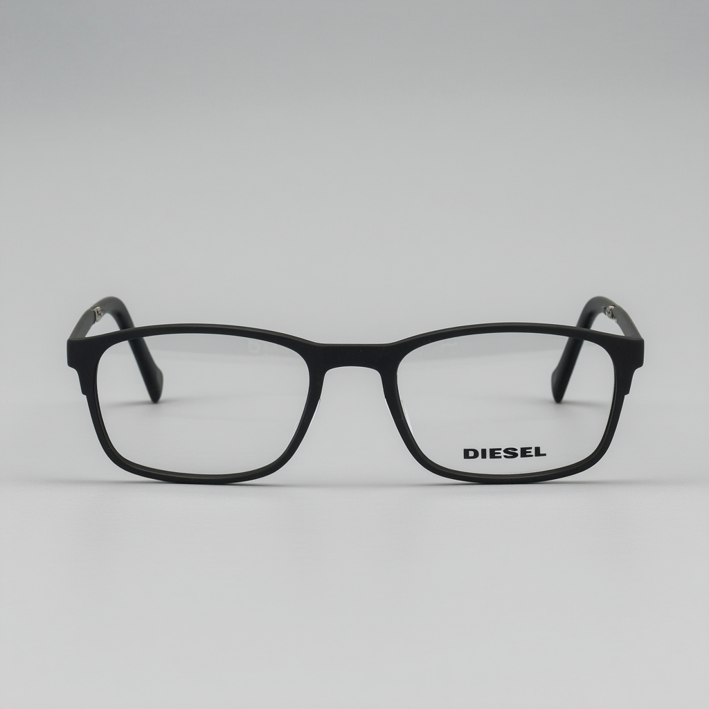 Diesel DL5090 Eyeglass Frames - Matte Black Frame, 54 mm Lens Diameter DL509054002