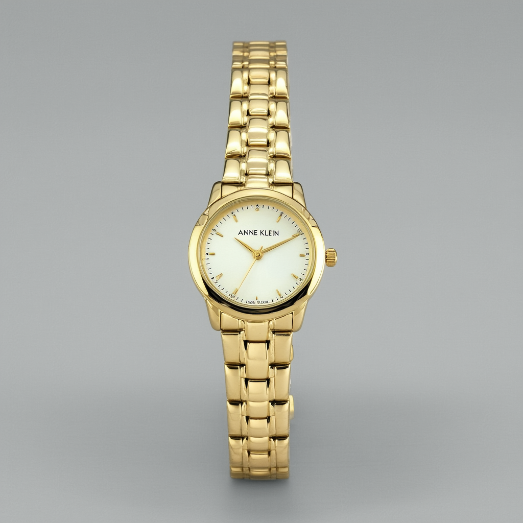 Anne Klein Women's AK/1428SVGB "Everyday Classics" Gold-Tone Watch