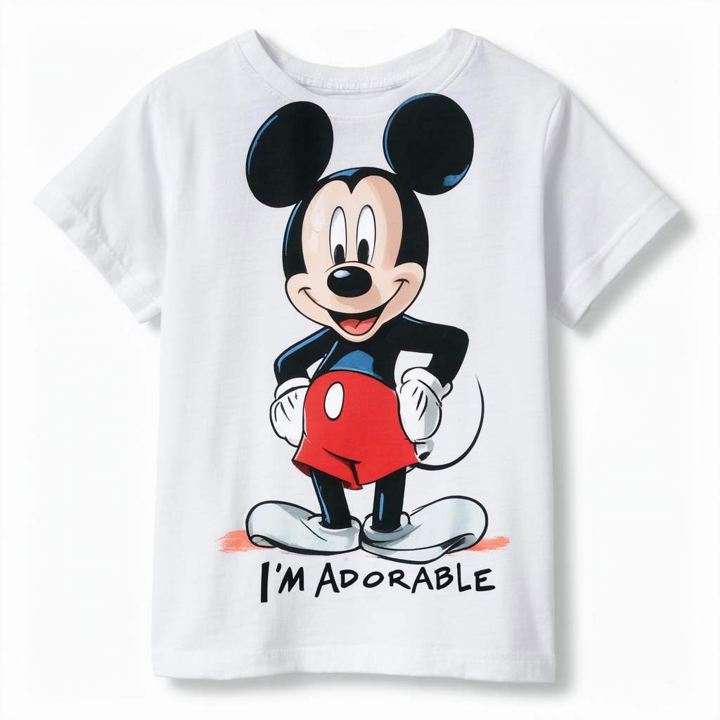 Disney Boys' Mickey Mouse I'm Adorable Boys T-Shirt