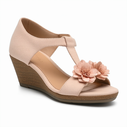 Naturalizer Women's, Areda Flower Wedge Sandal