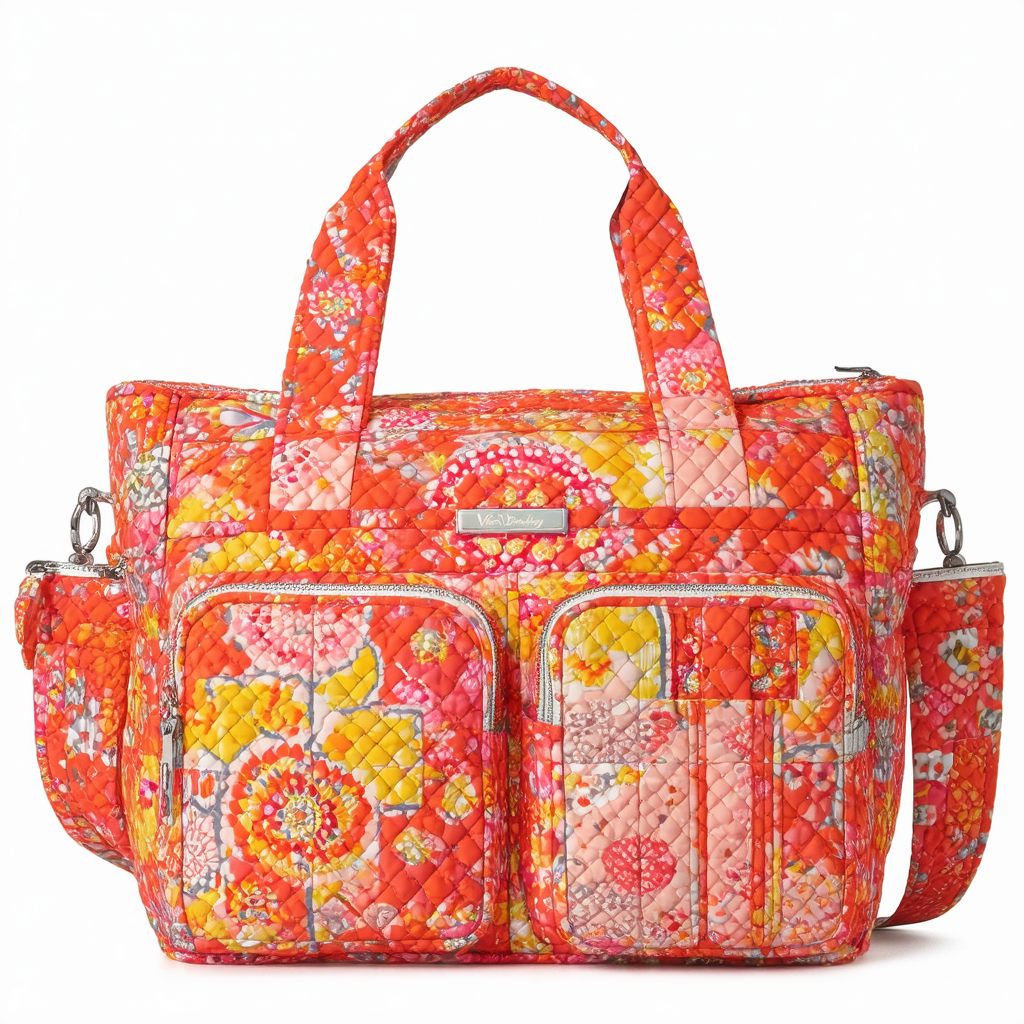 Vera Bradley Make a Change Baby Bag (Clementine)