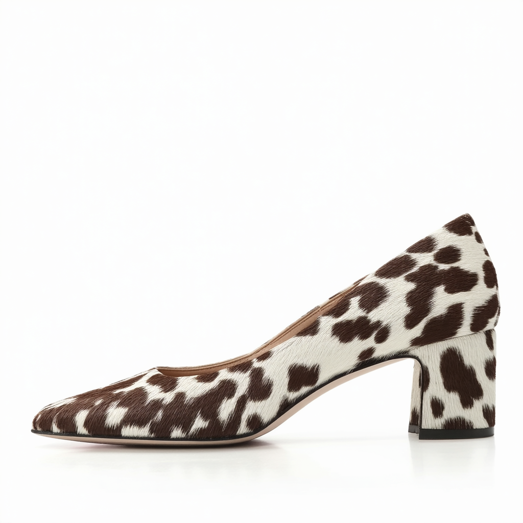 Calvin Klein Gayle Pump Natural Haircalf/Sheep 6 M