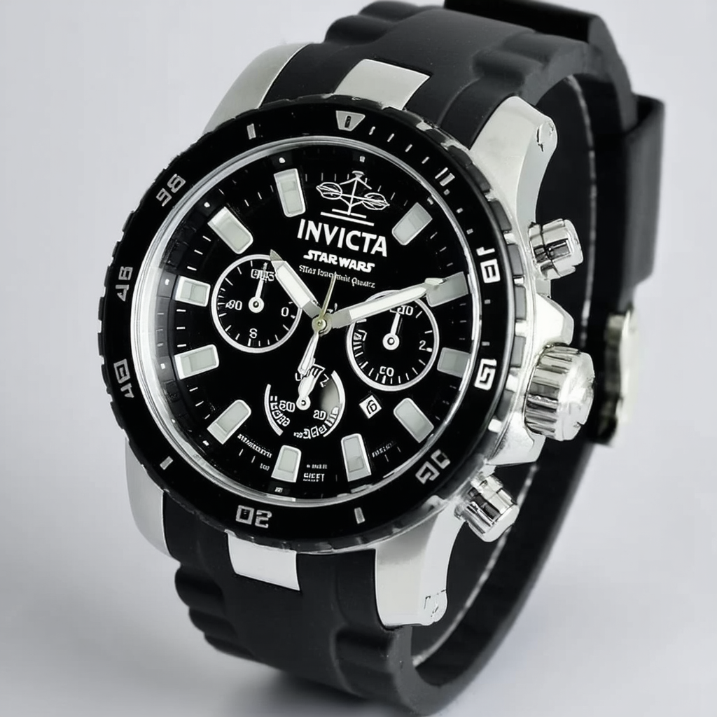 Invicta Star Wars Chronograph Quartz Black Dial Men's Watch 37682