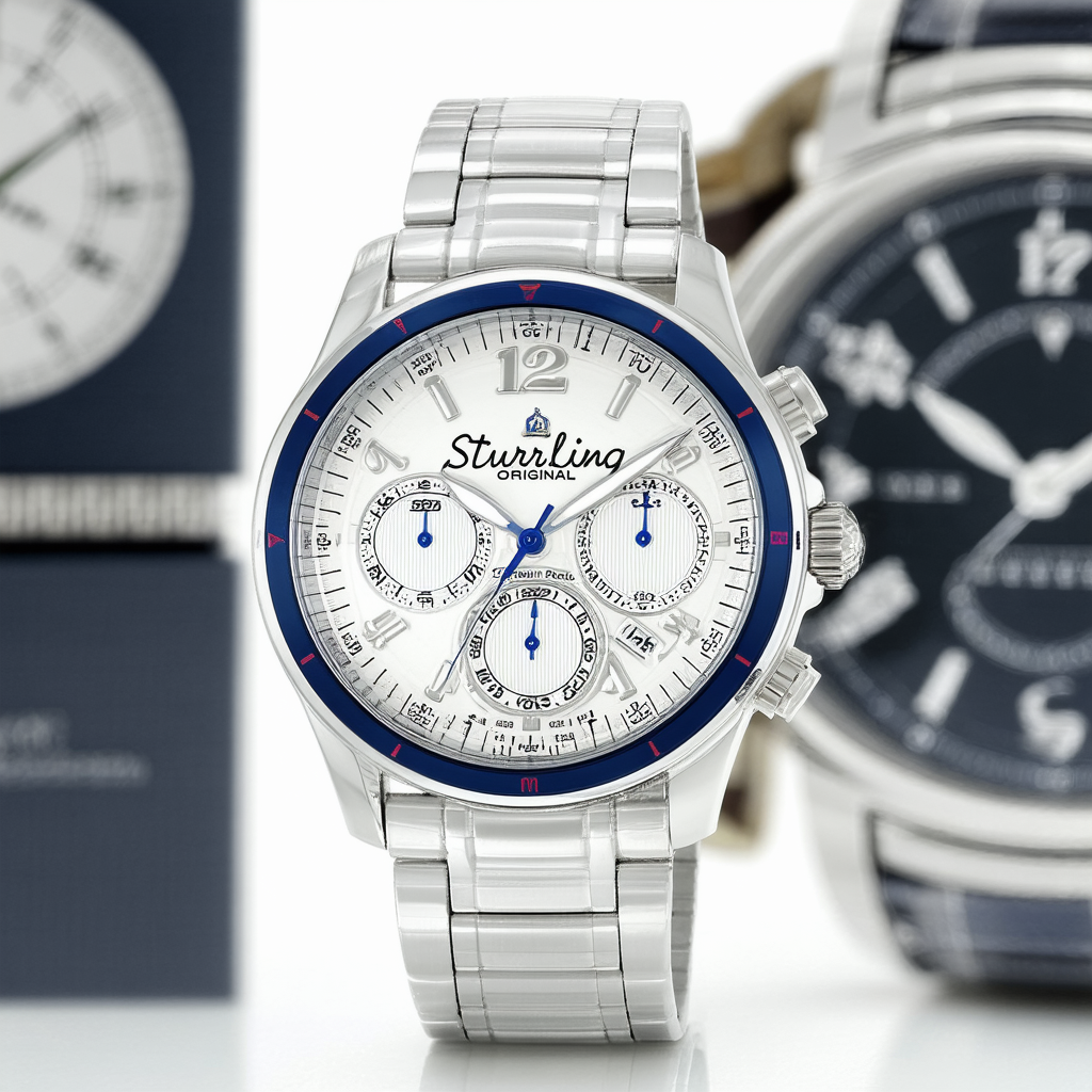 Stuhrling Original Men's 127.33152 Special Reserve The Emperor Automatic Dual Time Watch