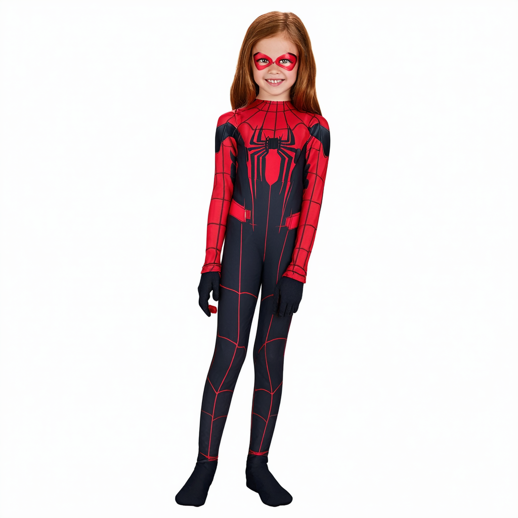 Rubie's Black Widow Jumpsuit Child Classic Halloween Costume