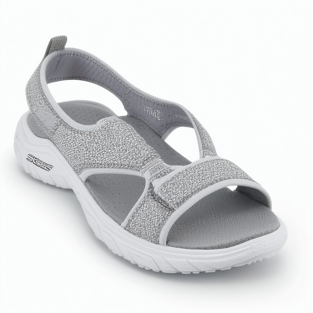 Skechers Women's Rumblers-Flashies Slide Sandal
