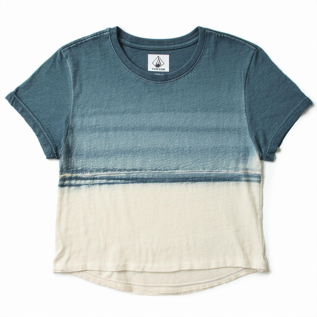 Volcom Juniors' Lived In Cropped T-Shirt
