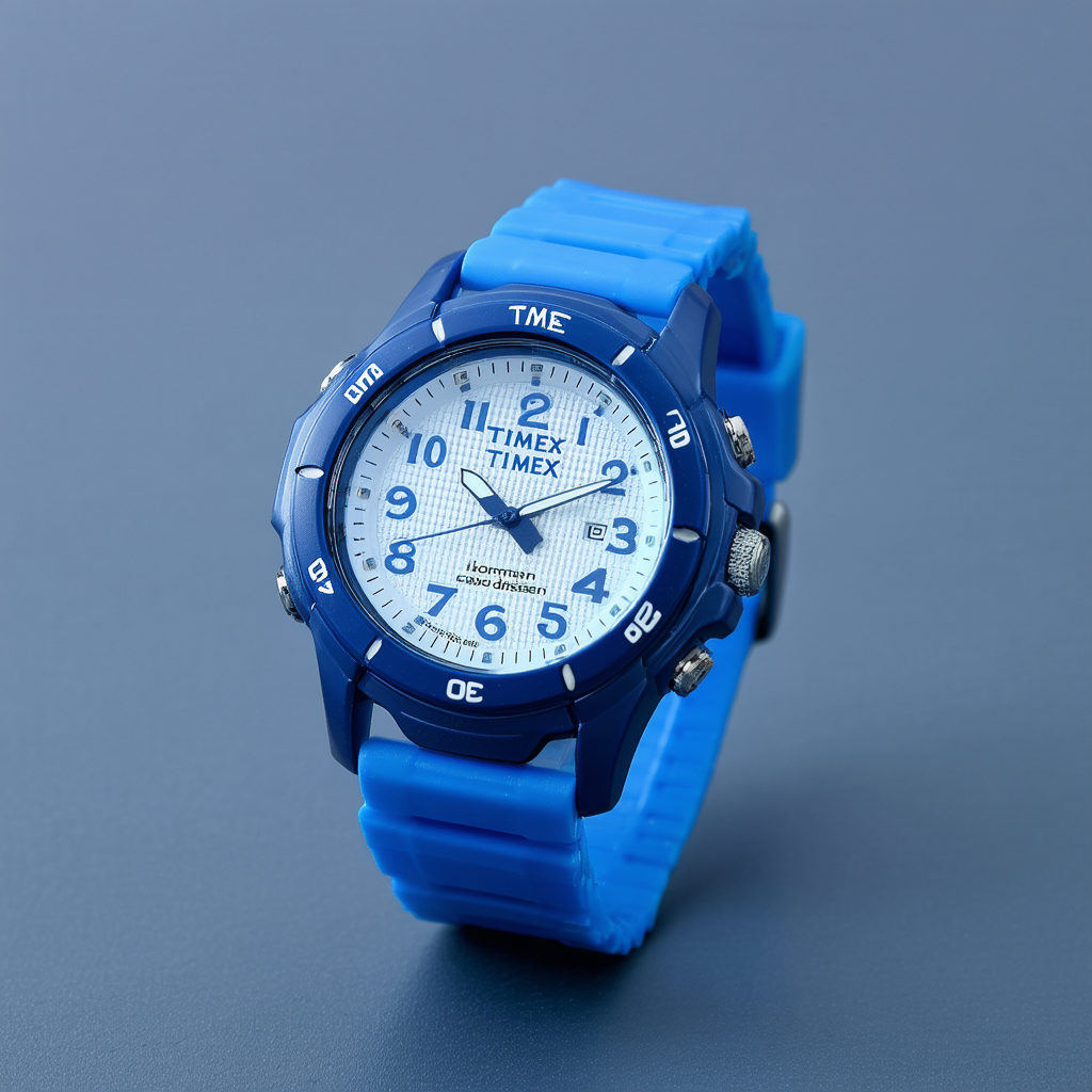 Timex Unisex T5K6859J Ironman Traditional 30-Lap Glimmer Full-Size Dresden Blue Resin Strap Watch