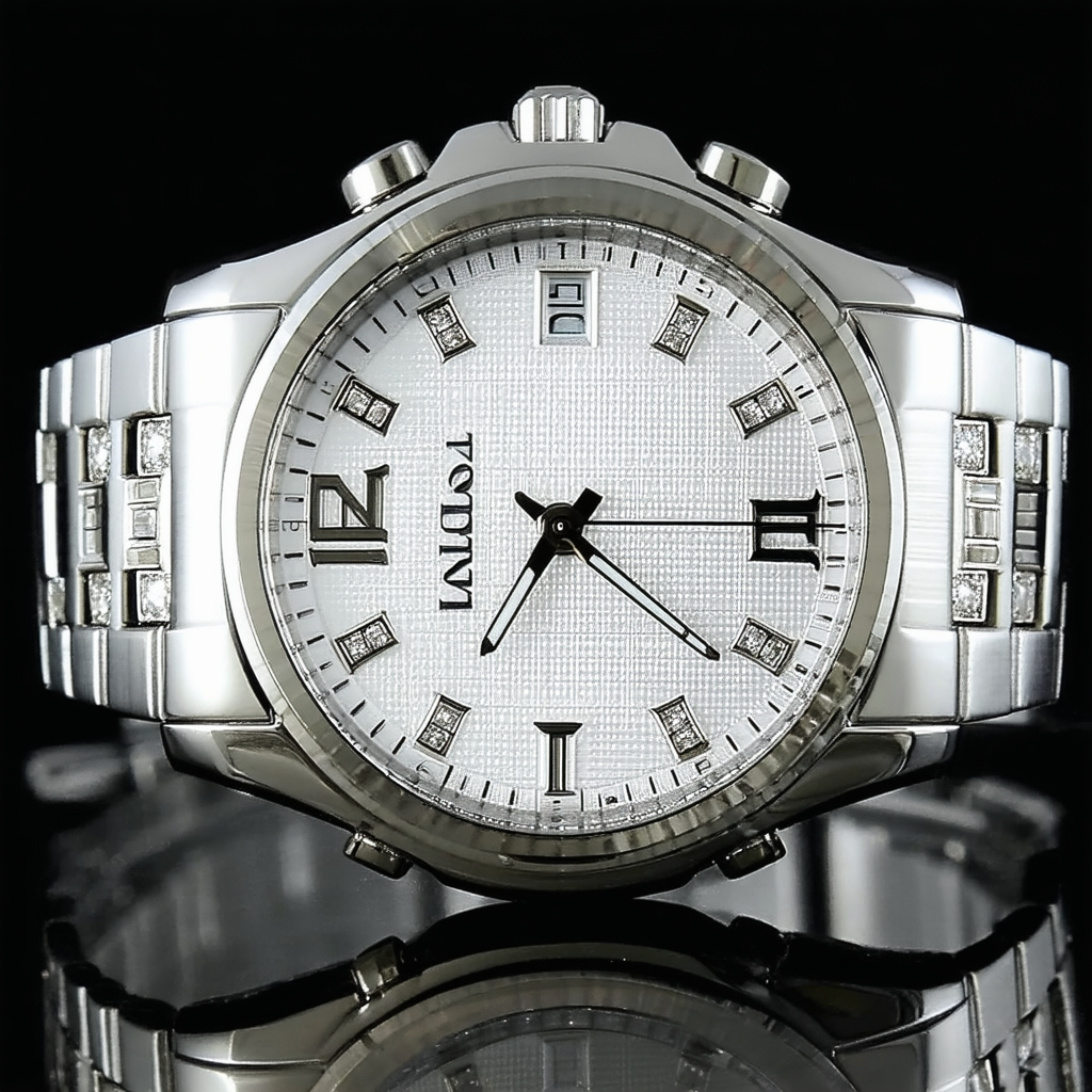 Bulova Men's 97F44 Diamond Accented Watch