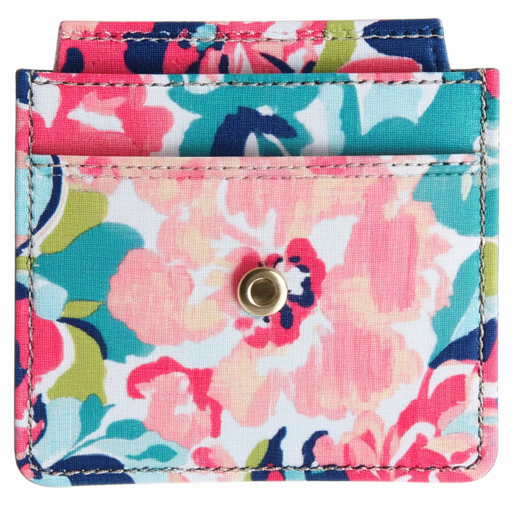 Vera Bradley Campus Double ID Card Case, (Resort Medallion)