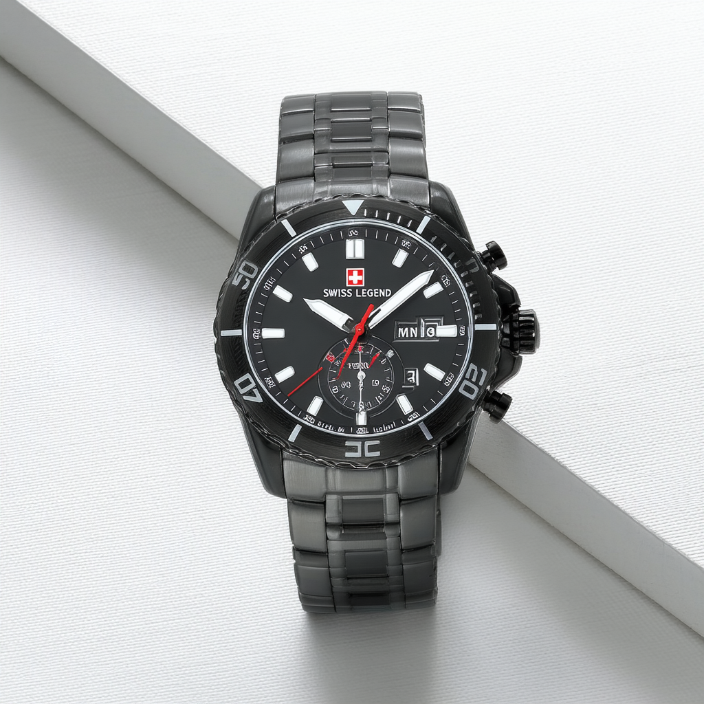 Swiss Legend Men's 11503-GM-014 Typhoon Analog Display Swiss Quartz Grey Watch