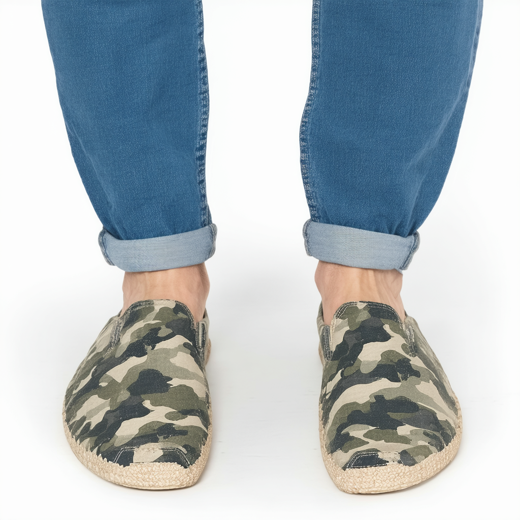 TOMS - Mens Alpargata Rover Shoes, Size: 10.5 D(M) US, Color: Gn Wd Camo Print