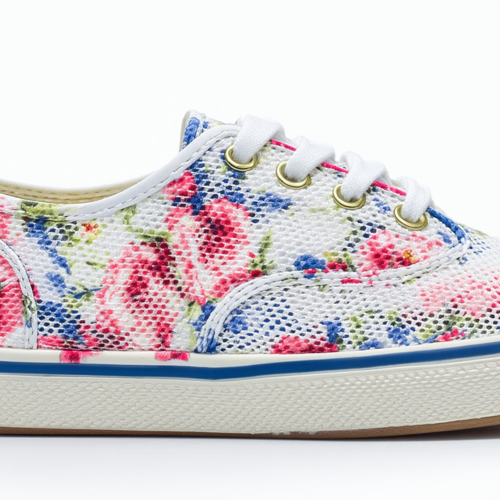 Keds Women's Champion Flower Mesh Fashion Sneaker