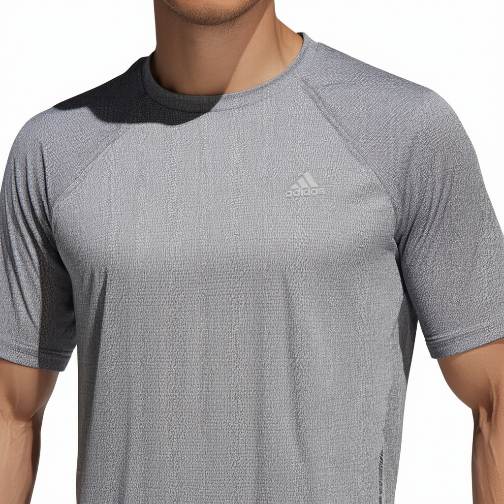 adidas Men's Training Vertical Heather Tee