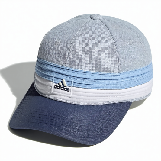 adidas Originals Men's Spirit 7-Panel Cap, Ash Blue/White/Collegiate Navy, ONE SIZE