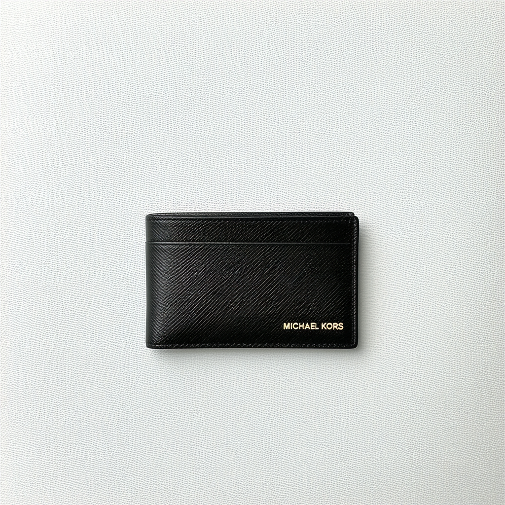 Michael Kors Men's Jet Set Slim Billfold Andy Wallet In Gift Box,Black