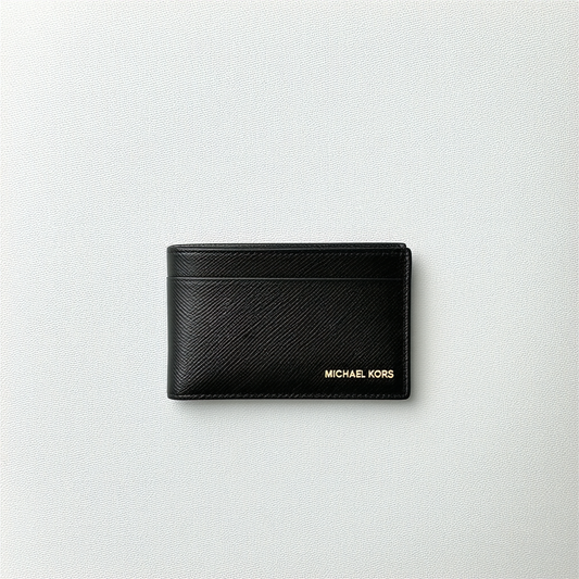 Michael Kors Men's Jet Set Slim Billfold Andy Wallet In Gift Box,Black