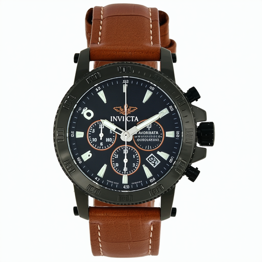 Invicta Men's 22974 Aviator Analog Display Quartz Brown Watch