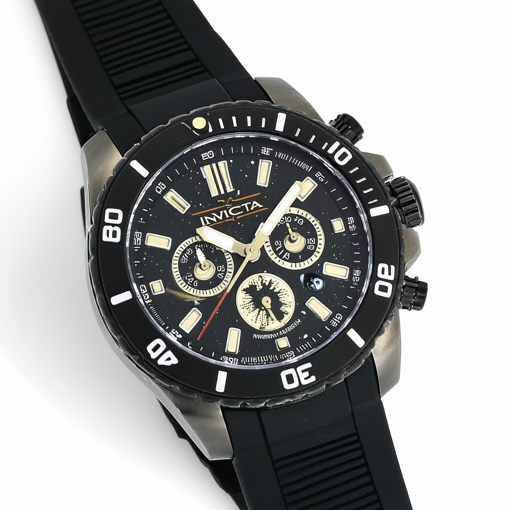 Invicta Men's Star Wars 48mm Stainless Steel, Silicone Quartz Watch, Gunmetal (Model: 32527)