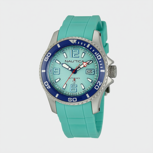 Nautica Unisex N13639G NSR 101 Multi- South Beach Classic Analog with Enamel Bezel Watch