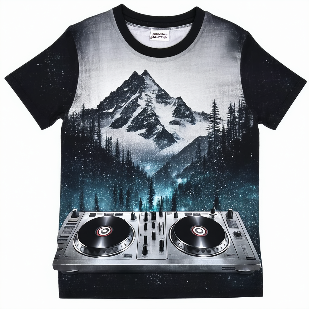 The Mountain Junior's DJ Fen Graphic T-Shirt