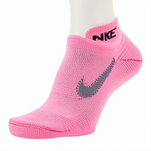 Nike Dri-FIT Lightweight No-Show Running Sock (Pink, XL)