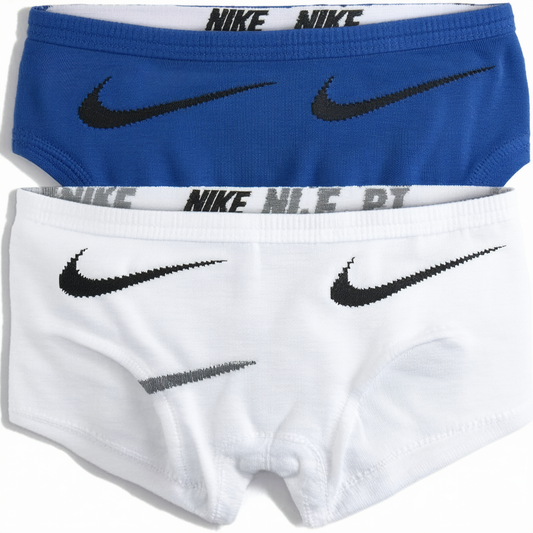 NIKE 6PPK BOYS BANDED COTTON QUARTER (M) (BOYS) - MISC