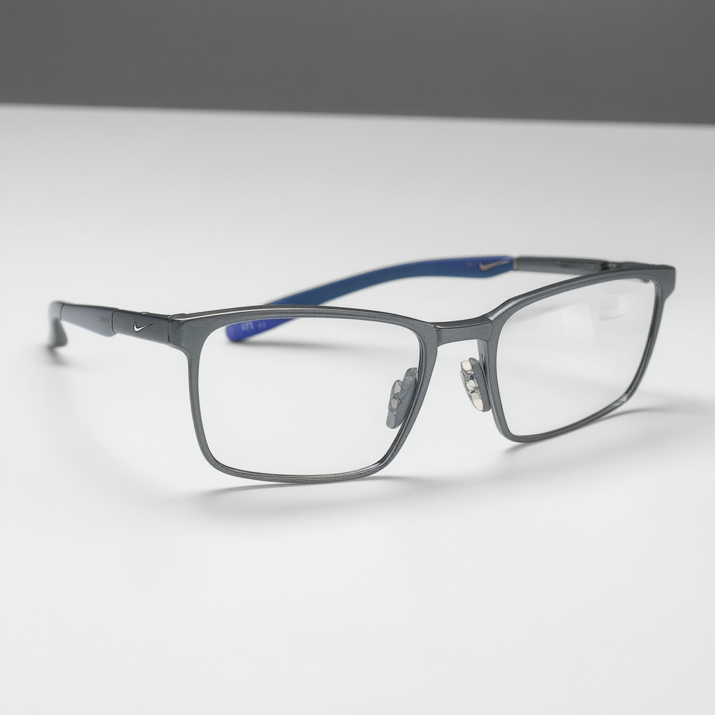 Nike Eyeglasses 8161 070 Shiny Gunmetal/New Slate Demo 51 16