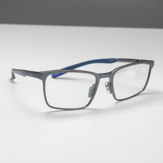Nike Eyeglasses 8161 070 Shiny Gunmetal/New Slate Demo 51 16