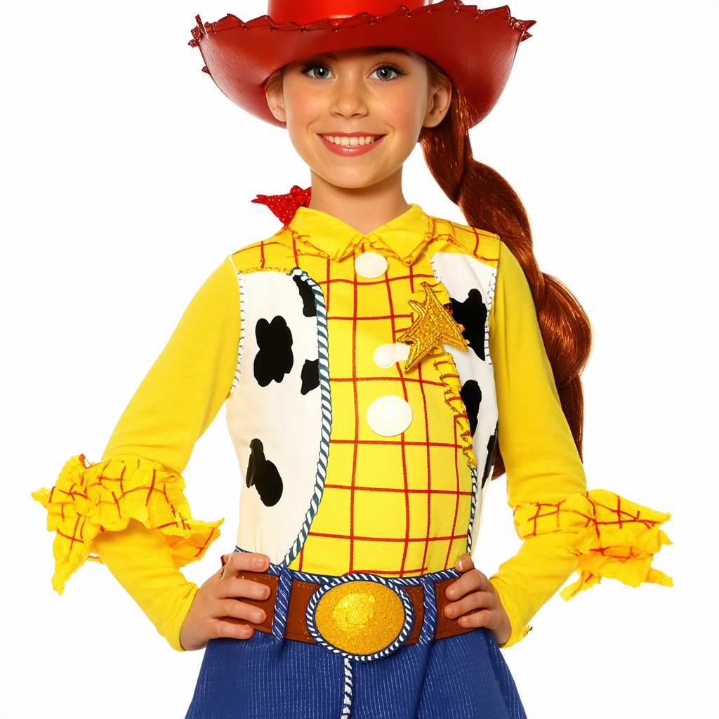 Disney Store Toy Story 2 JESSIE Costume Girls XXS 2/3