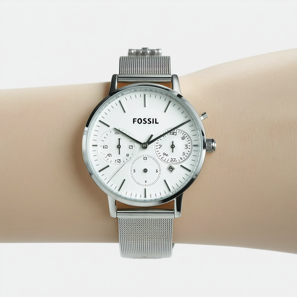 Fossil Women's ES4313 Neely Analog Display Quartz Silver Watch