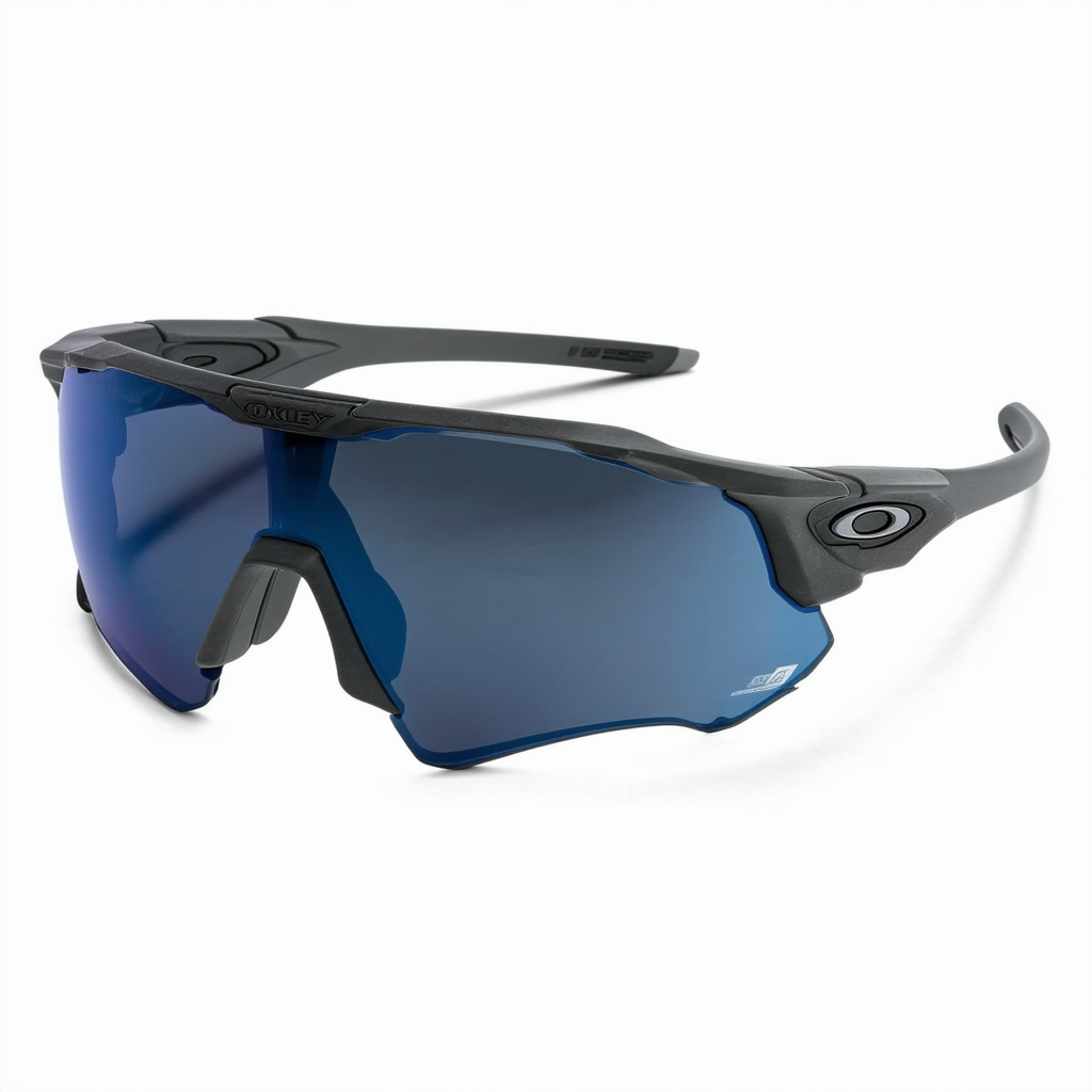 Oakley D-Team USA Batwolf Sunglasses Dark Grey/Grey, One Size