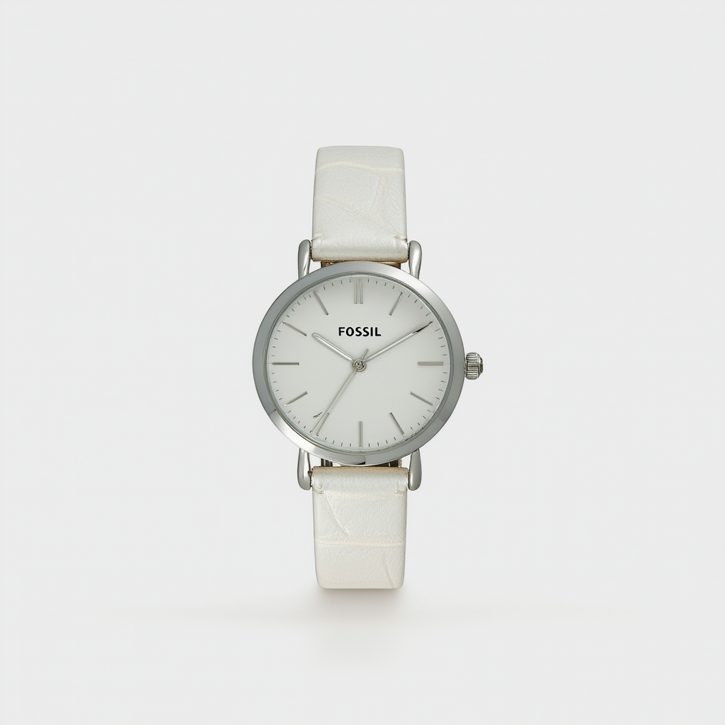 Fossil Women's ES3743 Georgia Stainless Steel Watch with Leather Band