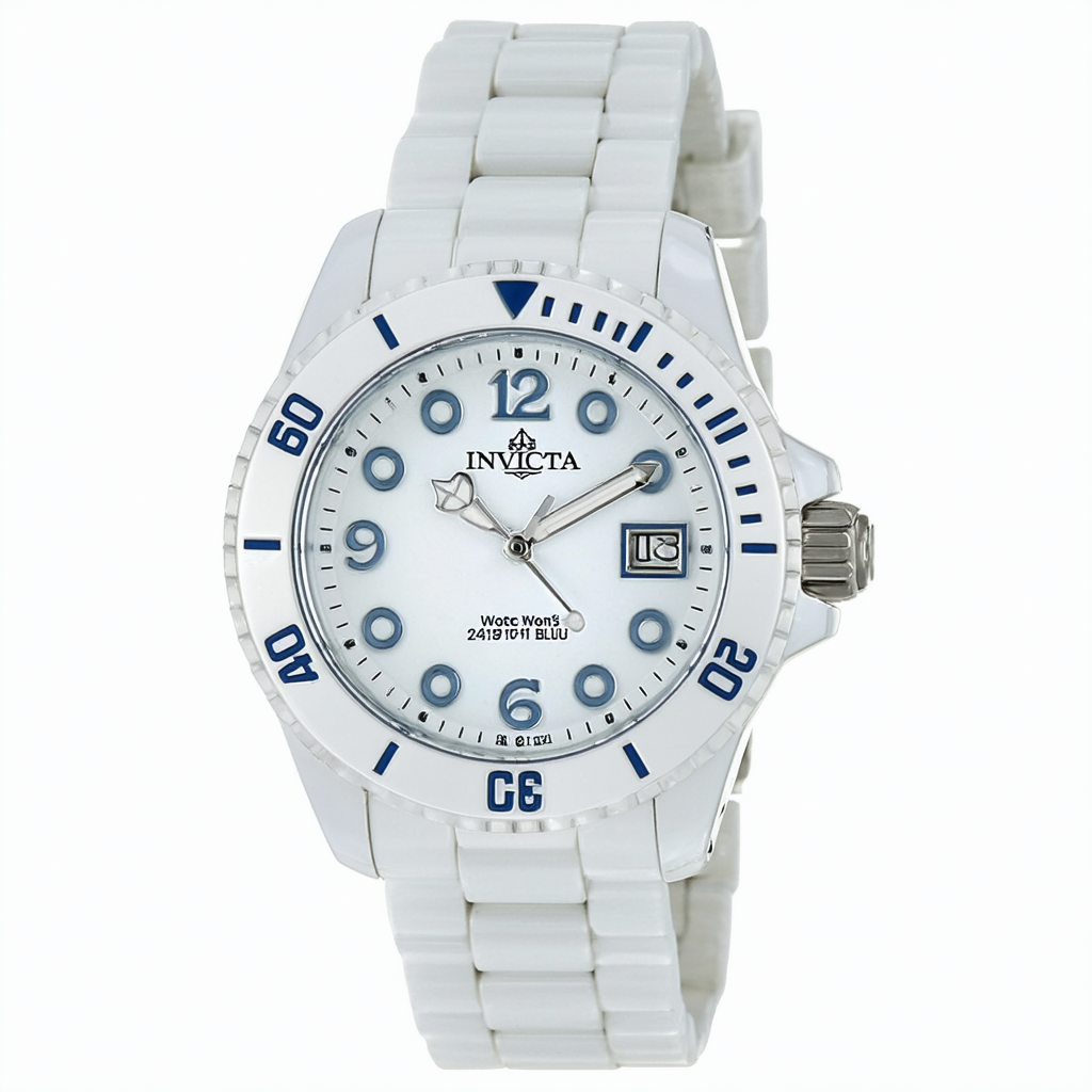 Invicta Women's 24187 BLU Analog Display Quartz White Watch