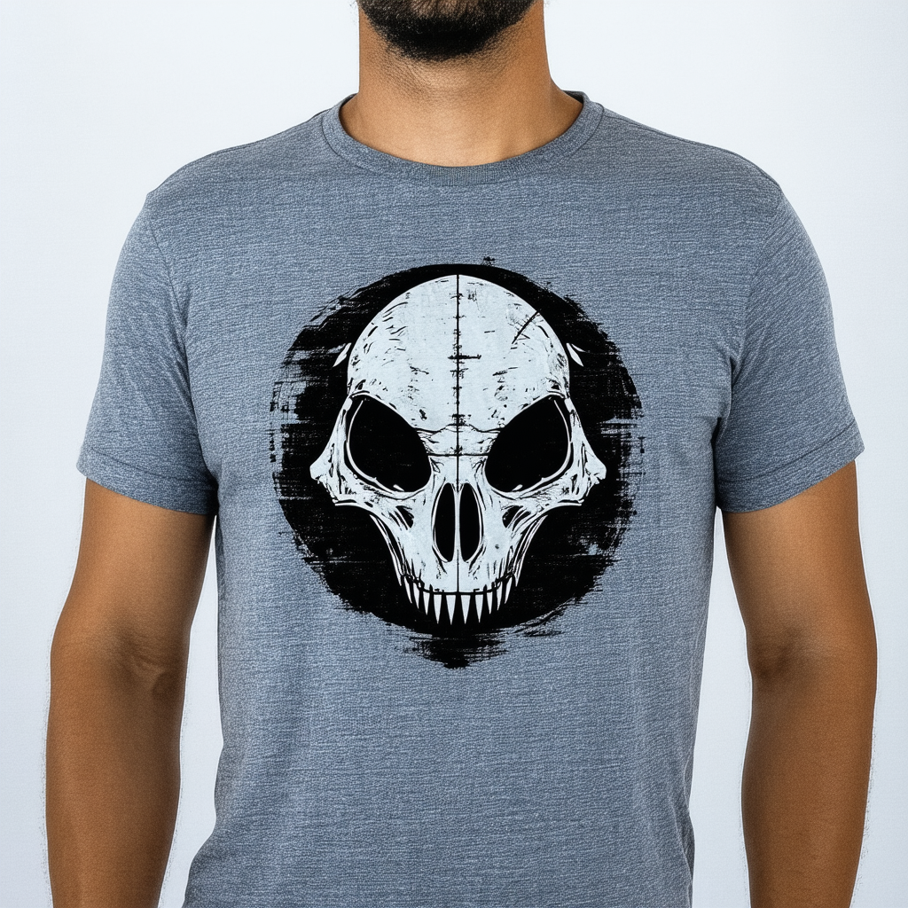 Men's Star Wars: The Mandalorian Mythosaur Skull Logo T-Shirt
