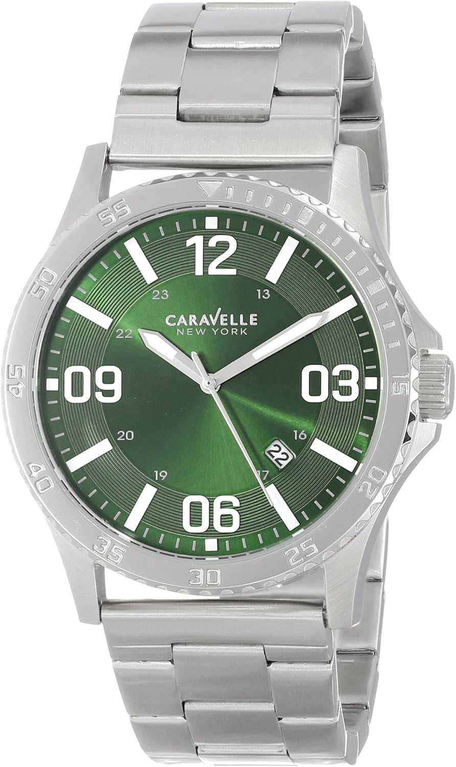 Caravelle NY Men's 43B129 Stainless Steel Bracelet Watch