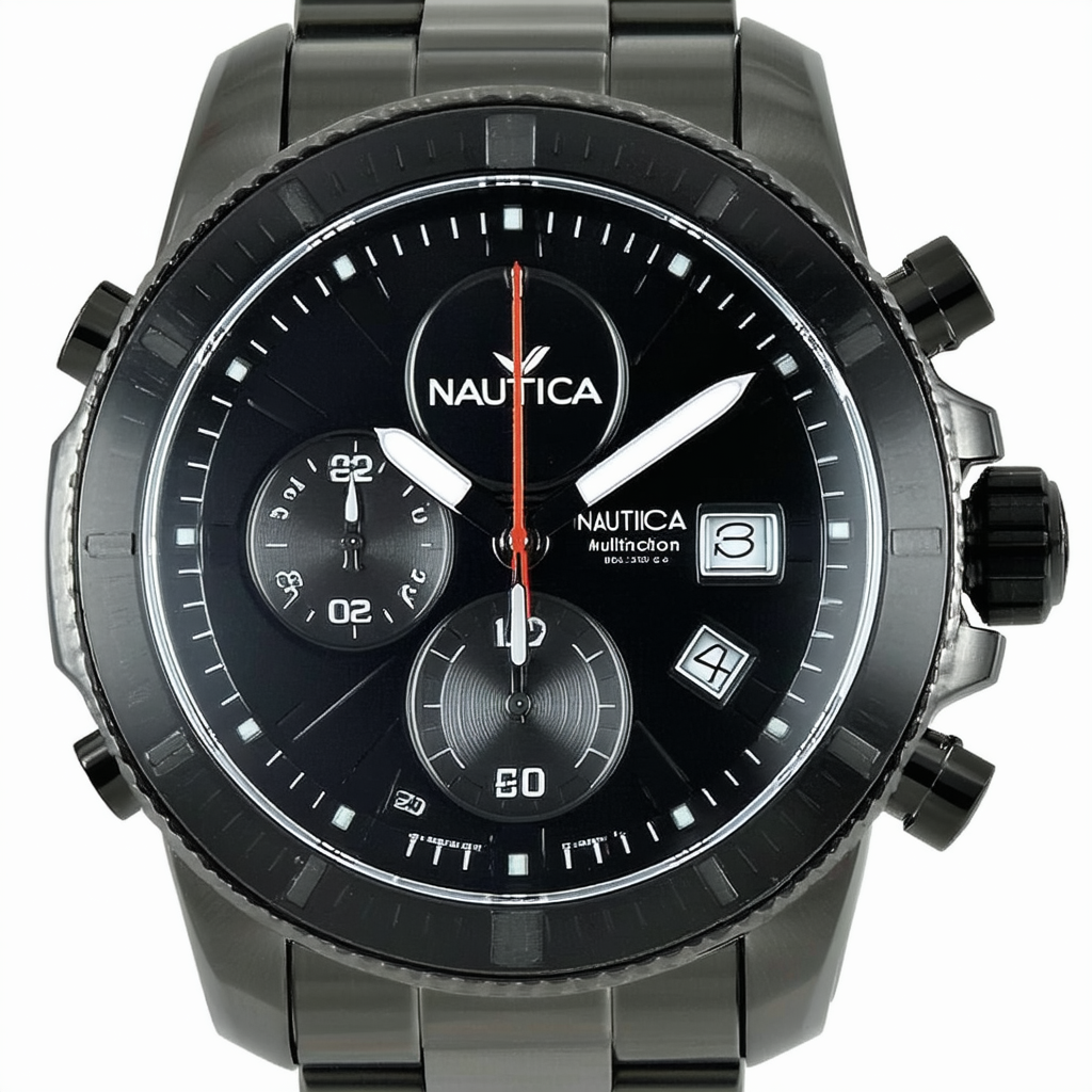 Nautica Multifunction BFD 100 Black Dial Men's watch #N20092G