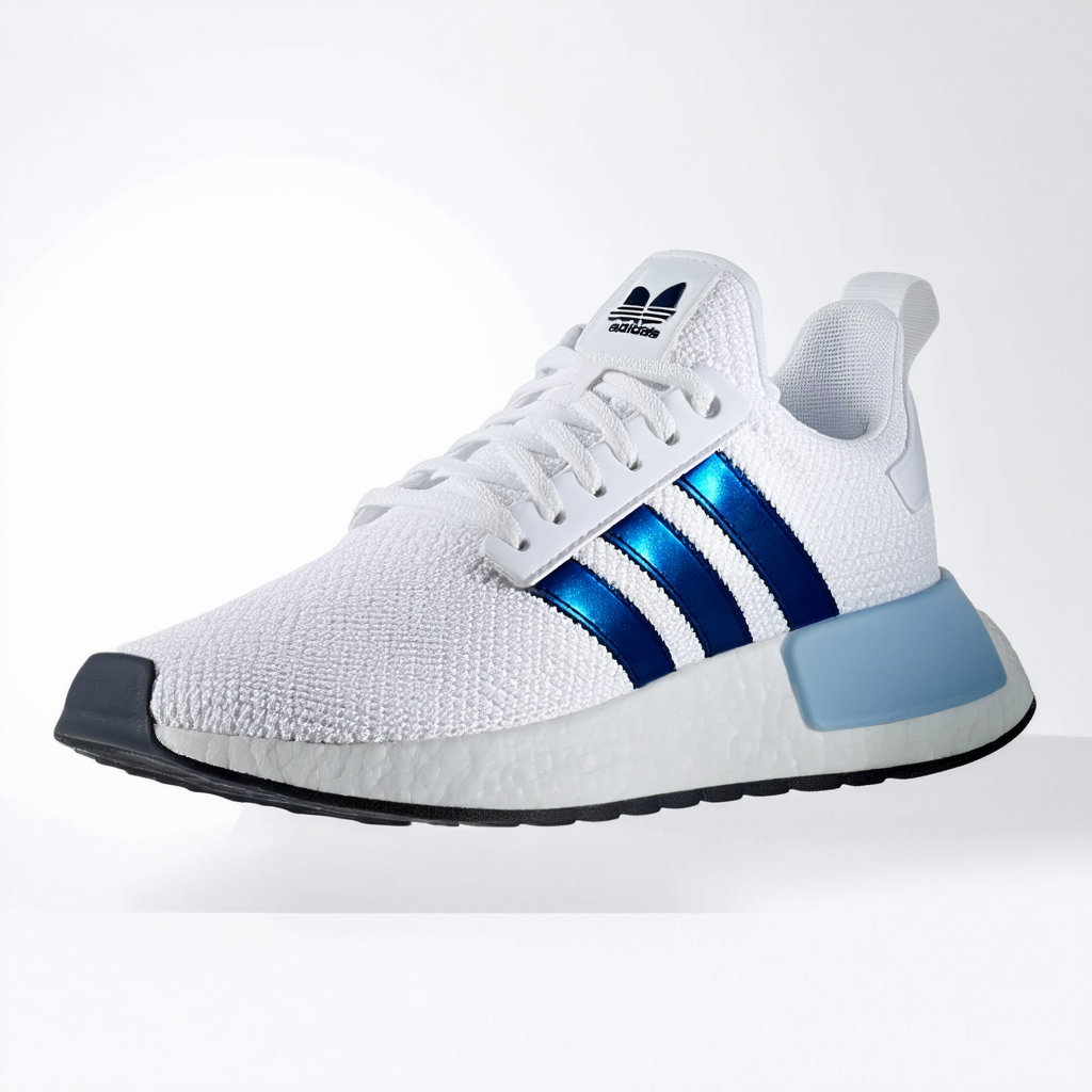 adidas Originals Women's U_Path X W Running Shoe, White/Real Blue/Night Metallic, 6 M US