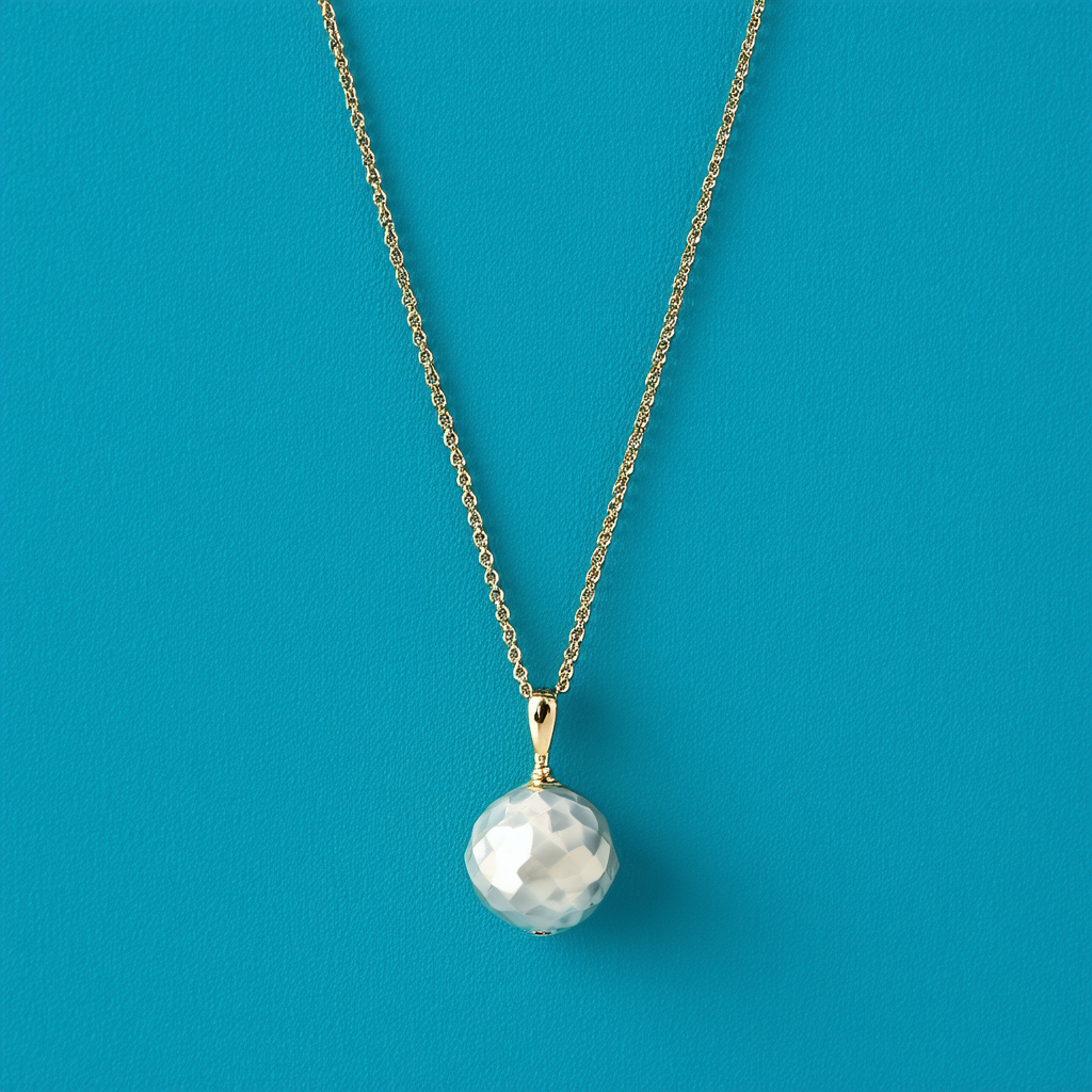Kenneth Cole New York Faceted Bead Round Pendant Necklace