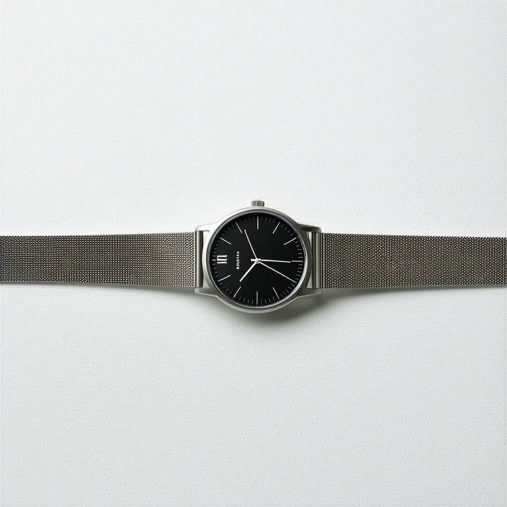 Skagen Men's C233XLSSM Steel Black Dial Mesh Bracelet Watch