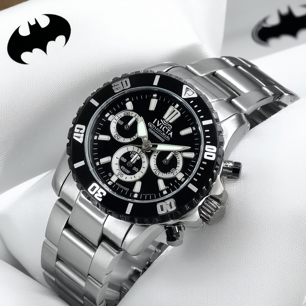 Invicta Men's DC Comics Batman 48mm Stainless Steel Black Watch 35076