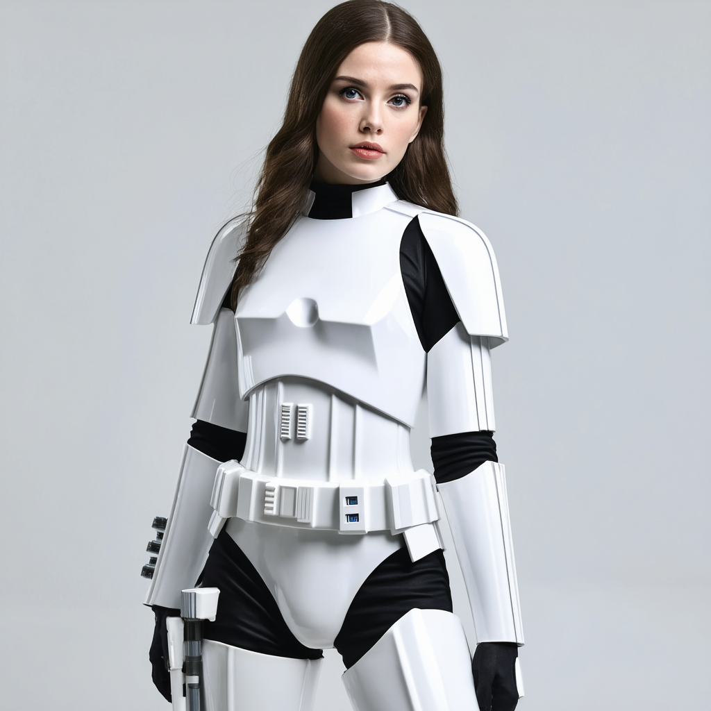 STAR WARS Women's Movie Stormtrooper Uniform Halloween Cosplay Costume Set